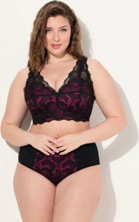 Ulla Popken Soft-BH TRUYOU Bralette Spitze Softschale ohne Bügel