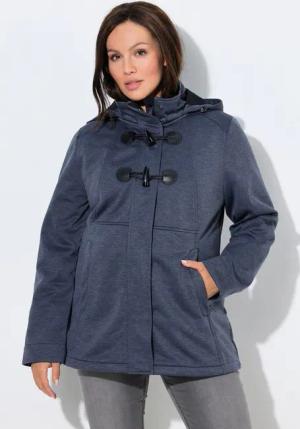 Ulla Popken Softshelljacke HYPRAR Softshelljacke Knebelknöpfe wasserabweisend