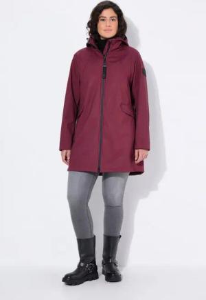 Ulla Popken Softshelljacke HYPRAR Softshelljacke wasserabweisend Kapuze