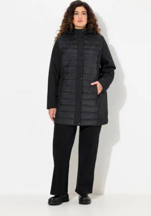 Ulla Popken Steppjacke HYPRAR Hybridjacke Stepp/Softshell Stehkragen