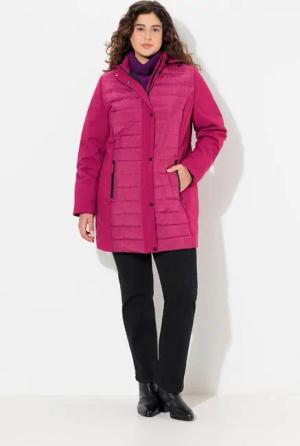 Ulla Popken Steppjacke HYPRAR Hybridjacke Stepp/Softshell Stehkragen