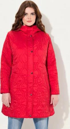 Ulla Popken Steppjacke HYPRAR Steppjacke 2-Wege-Zipper Kapuze recycelt