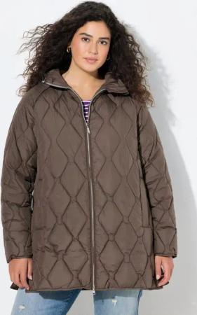 Ulla Popken Steppjacke HYPRAR Steppjacke 2-Wege-Zipper