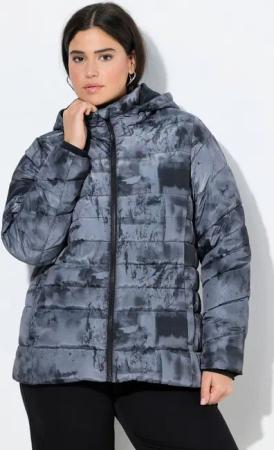 Ulla Popken Steppjacke HYPRAR Steppjacke Alloverdruck wasserabweisend