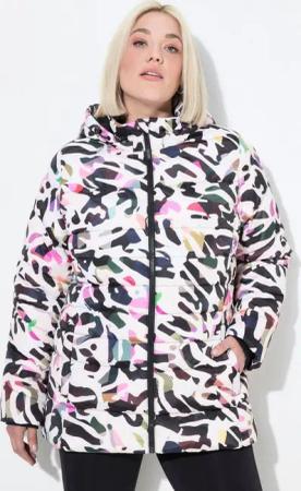 Ulla Popken Steppjacke HYPRAR Steppjacke wasserabweisend Kapuze