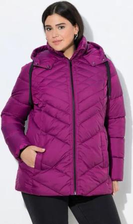 Ulla Popken Steppjacke HYPRAR Steppjacke wasserabweisend Kapuze