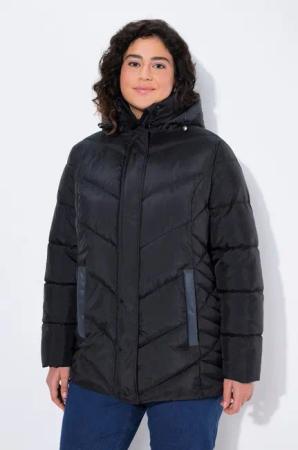 Ulla Popken Steppjacke HYPRAR Steppjacke wasserabweisend Kapuze