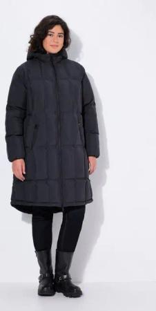 Ulla Popken Steppmantel HYPRAR Leichtstepp-Mantel Kapuze