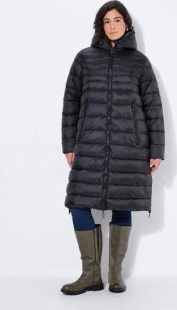 Ulla Popken Steppmantel HYPRAR Wende-Steppmantel A-Linie wasserabweisend