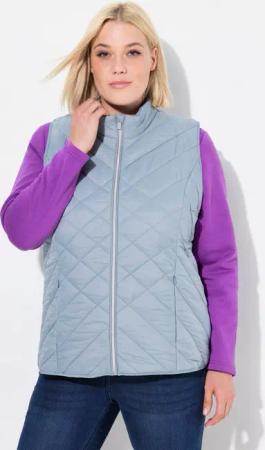 Ulla Popken Steppweste HYPRAR Funktions-Steppweste Kontrastfutter