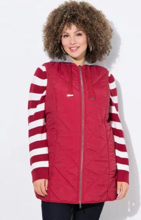 Ulla Popken Steppweste HYPRAR Funktions-Steppweste wasserabweisend Kapuze