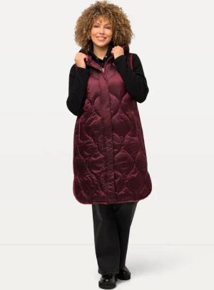 Ulla Popken Steppweste HYPRAR Long-Steppweste wasserabweisend