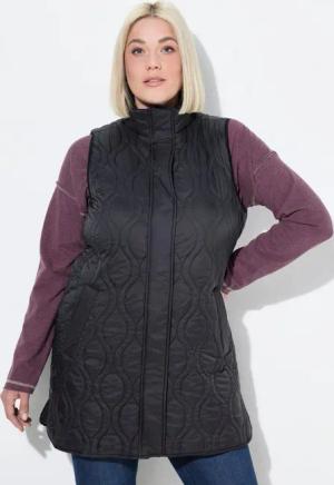 Ulla Popken Steppweste HYPRAR Steppweste A-Linie 2-Wege-Zipper recycelt