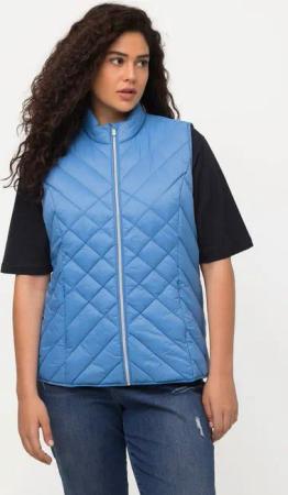 Ulla Popken Steppweste HYPRAR Steppweste wasserabweisend Stehkragen