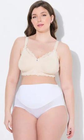 Ulla Popken Still-BH Still-BH Spitzenkante Träger-Verschluss vorne Schwangerschaft