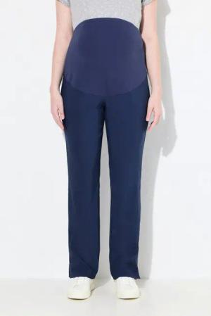 Ulla Popken Stoffhose Bellieva Bengalinhose Bund-Stretcheinsatz Schwangerschaft