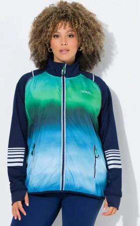 Ulla Popken Sweatjacke 2-in-1-Funktionsjacke Powerstretch