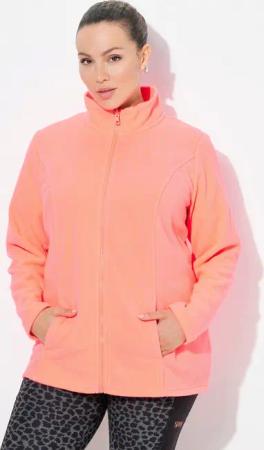 Ulla Popken Sweatjacke Fleecejacke Baukastensystem Innenjacke recycelt