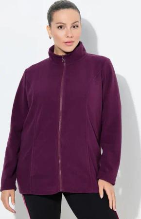 Ulla Popken Sweatjacke Fleecejacke Baukastensystem Innenjacke recycelt