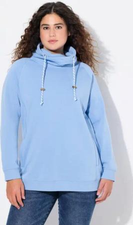 Ulla Popken Sweatshirt Bis 64 Sweatshirt mit Stehkragen Pullover