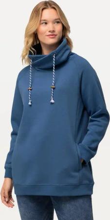Ulla Popken Sweatshirt Bis 64 Sweatshirt mit Stehkragen Pullover