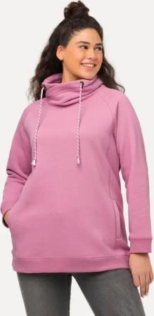 Ulla Popken Sweatshirt Bis 64 Sweatshirt mit Stehkragen Pullover