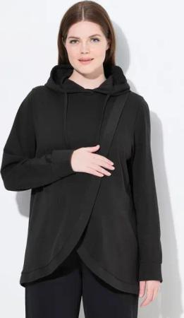 Ulla Popken Sweatshirt Hoodie Still-Funktion Kapuze Schwangerschaft