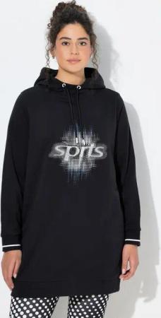 Ulla Popken Sweatshirt Long-Hoodie Oversized Kapuze Langarm