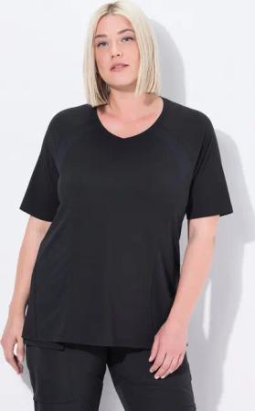 Ulla Popken T-Shirt Funktionsshirt schnelltrocknend Halbarm recycelt