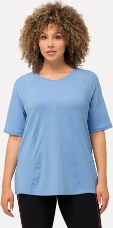 Ulla Popken T-Shirt Funktionsshirt schnelltrocknend Halbarm recycelt