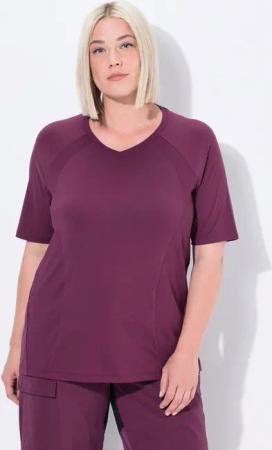 Ulla Popken T-Shirt Funktionsshirt schnelltrocknend Halbarm recycelt