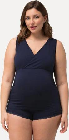 Ulla Popken Unterhemd Bellieva Unterhemd mit Stillfunktion Schwangerschaft