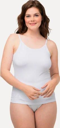 Ulla Popken Unterhemd Hemd Spaghettiträger Slim Biobaumwolle ärmellos