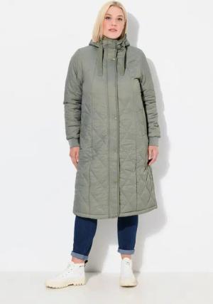 Ulla Popken Wintermantel Funktions-Steppmantel wasserabweisend Kapuze