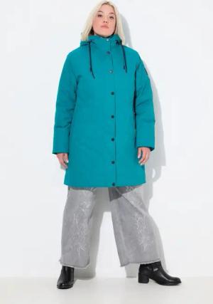 Ulla Popken Wintermantel HYPRAR Funktionsjacke wasserdicht 2-Wege-Zipper