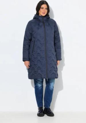 Ulla Popken Wintermantel HYPRAR Steppmantel wasserabweisend A-Linie Kapuze