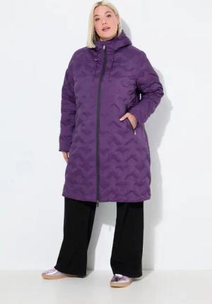 Ulla Popken Wintermantel HYPRAR Steppmantel wasserabweisend A-Linie Kapuze