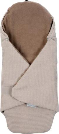 Ullenboom Einschlagdecke Waffelpiqué uni wattiert 2.5 TOG braun