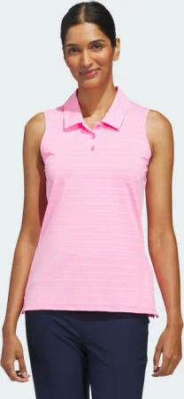 ULTIMATE365 JACQUARD SLEEVELESS POLOSHIRT