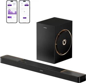 Ultimea Skywave F30 Boom Soundbar 3.1.2 Dolby Atmos (HDMI, 360 W, Kraftvolle Soundbar mit Subwoofer, Bluetooth 5.4 & App-Steuerung)