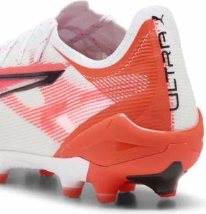 ULTRA 5 ULTIMATE AG Fußballschuhe Erwachsene PUMA White Black Glowing Red