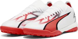 ULTRA MATCH TT Fußballschuhe Herren PUMA White Black Fire Orchid Red