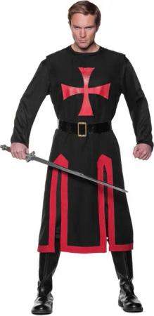 Underwraps Ritter-Kostüm Mittelalter Kreuzritter Kostüm