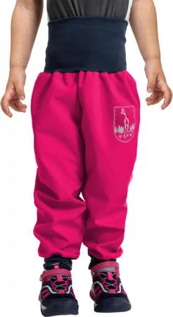 Ungefütterte Softshell-Hose für Kleinkinder Basic, Fuchsia