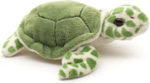 Uni-Toys Kuscheltier Meeresschildkröte Plushie - 16 cm (Länge) - Schildkröte - Plüschtier, zu 100 % recyceltes Füllmaterial