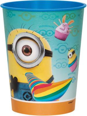Unique Industries Inc. Hängedekoration 'Minions' Tischdeko, 1 Kunststoff Becher 473ml
