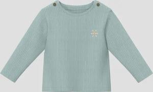 Unisex Langarm-Shirt mit Rippstruktur und Stickerei