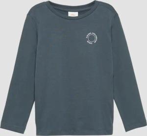 Unisex Longsleeve aus Baumwolle mit kleinem Print-Detail