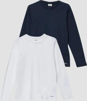 Unisex Longsleeves aus Baumwolle im Doppelpack