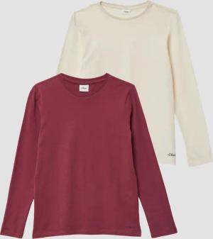 Unisex Longsleeves aus Baumwolle im Doppelpack